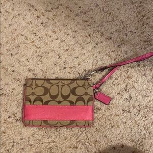 Gently used Coach Clutch
